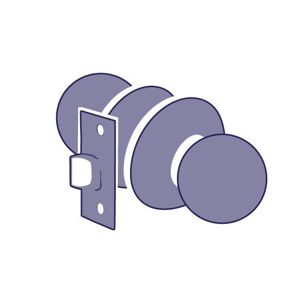 Ручки защелки (KNOB)